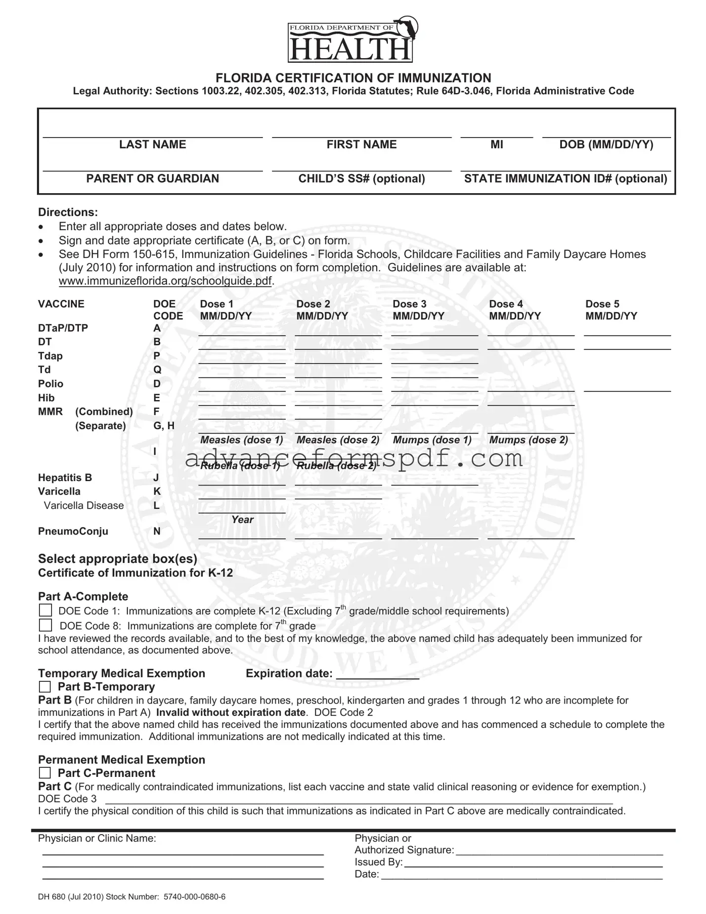 Download 680 Form in PDF