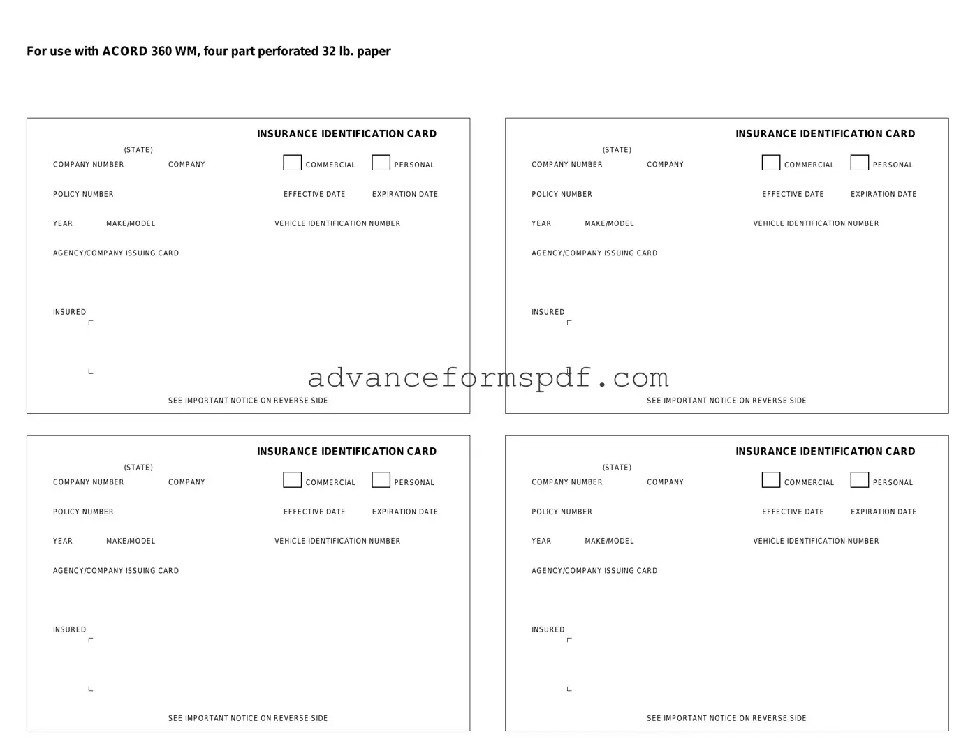 Download Acord 50 WM Form in PDF