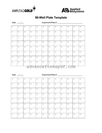 Download 96 Well Form in PDF