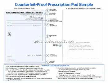 Download Prescription Pad Form in PDF