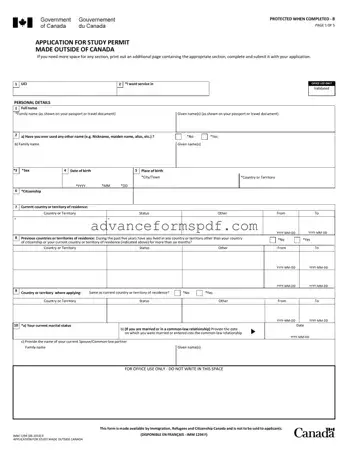 Download Imm 1294 Form in PDF