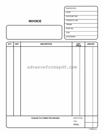 Download Free And Invoice Pdf Form in PDF